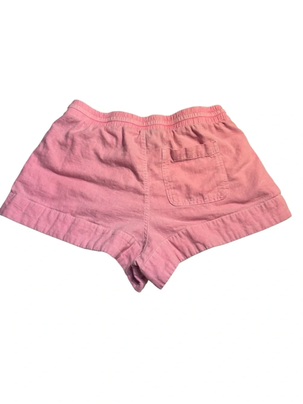 Universal Thread Shorts XS Pink Linen Rayon Elastic Waist Drawstring Casual